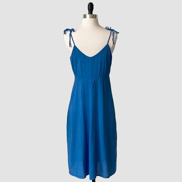 Lighweight Spring Blue Slip Dress - Picture 3 of 3